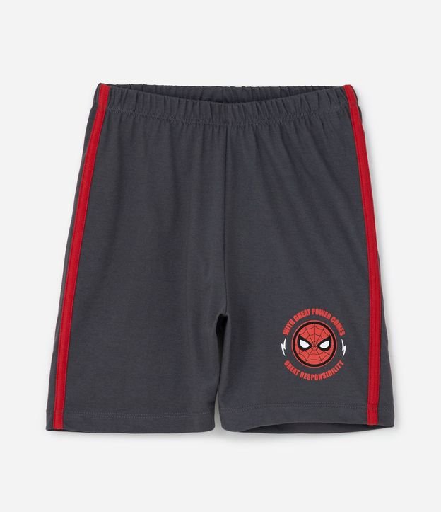Pijama Infantil Corto en Algodón con Estampa Spider-Man - Talle 4 a 12 años 4