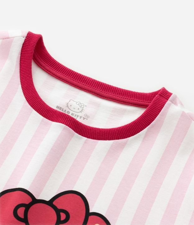 Camisón Infantil con Estampa y Lettering Hello Kitty - Talle 5 a 14 años 6