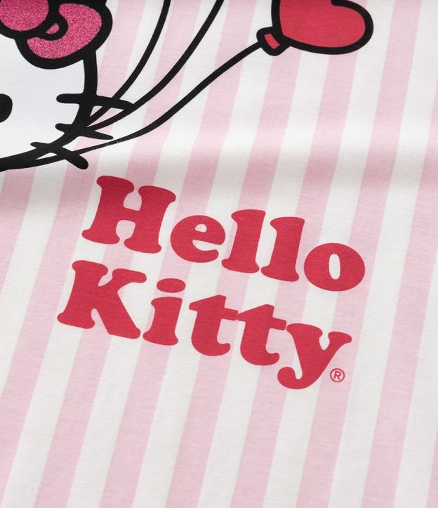 Camisón Infantil con Estampa y Lettering Hello Kitty - Talle 5 a 14 años 7