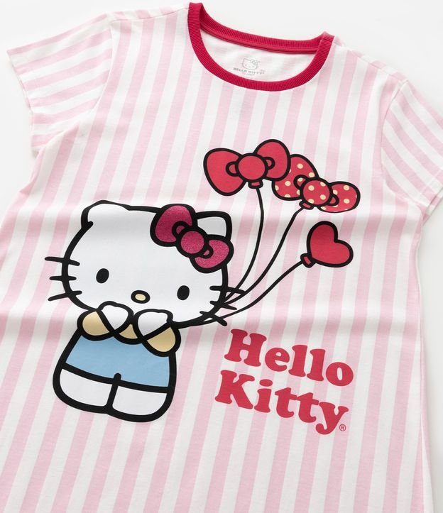Camisón Infantil con Estampa y Lettering Hello Kitty - Talle 5 a 14 años 8