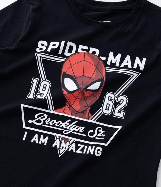 Remera Infantil con Estampa y Lettering  Spider Man - Talle 4 a 12 años 5
