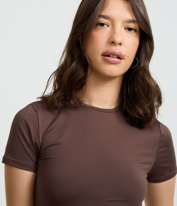 Blusa Alargada en Poliamida Básica 3