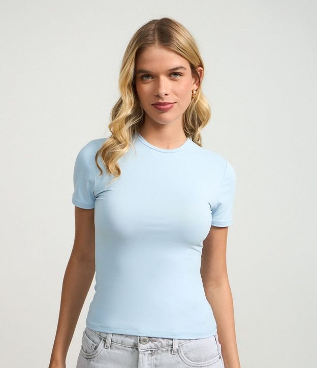 Blusa Alargada en Poliamida Básica 6
