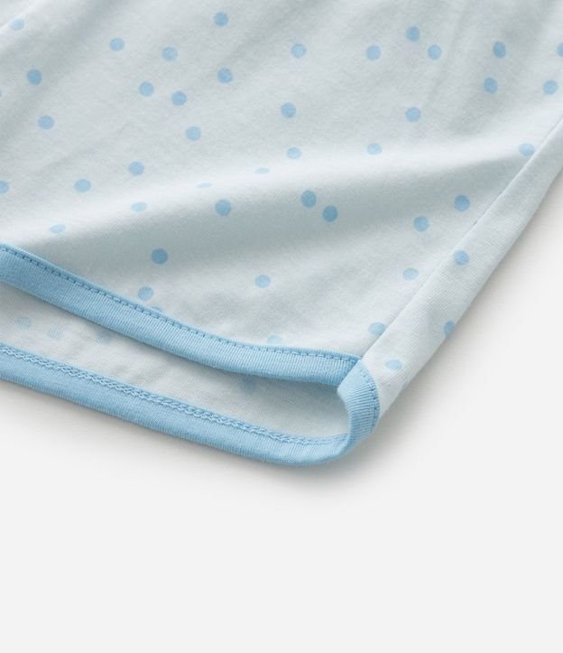 Pijama Corto Infantil con Estampa de Lunares y Carpincho - Talle 2 a 6 años 9