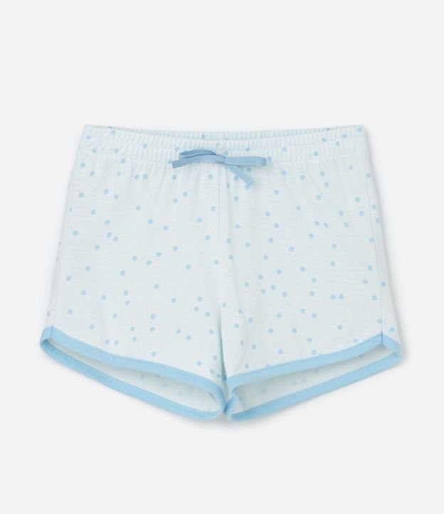 Pijama Corto Infantil con Estampa de Lunares y Carpincho - Talle 2 a 6 años 4
