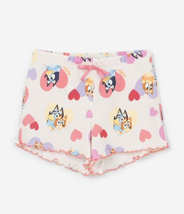 Pijama Infantil con Estampa Bluey y Bingo con Corazones - Talle 3 a 8 años 5