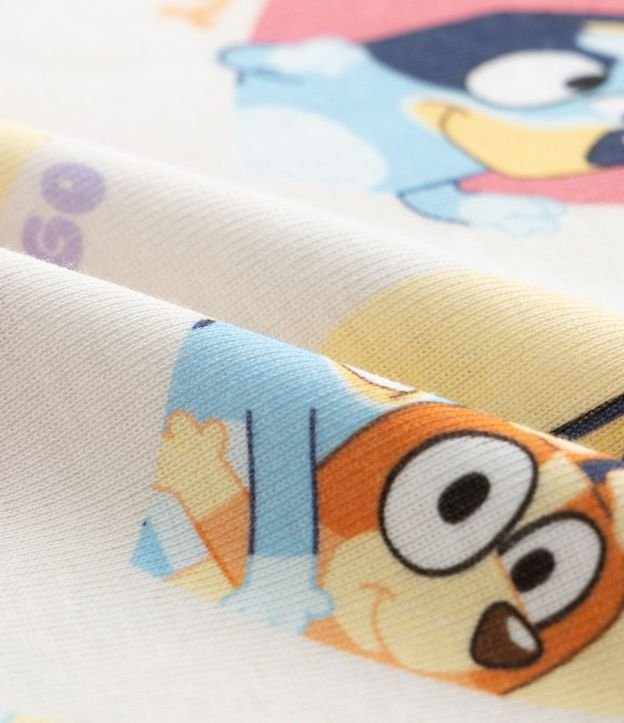 Pijama Infantil con Estampa Bluey y Bingo con Corazones - Talle 3 a 8 años 8
