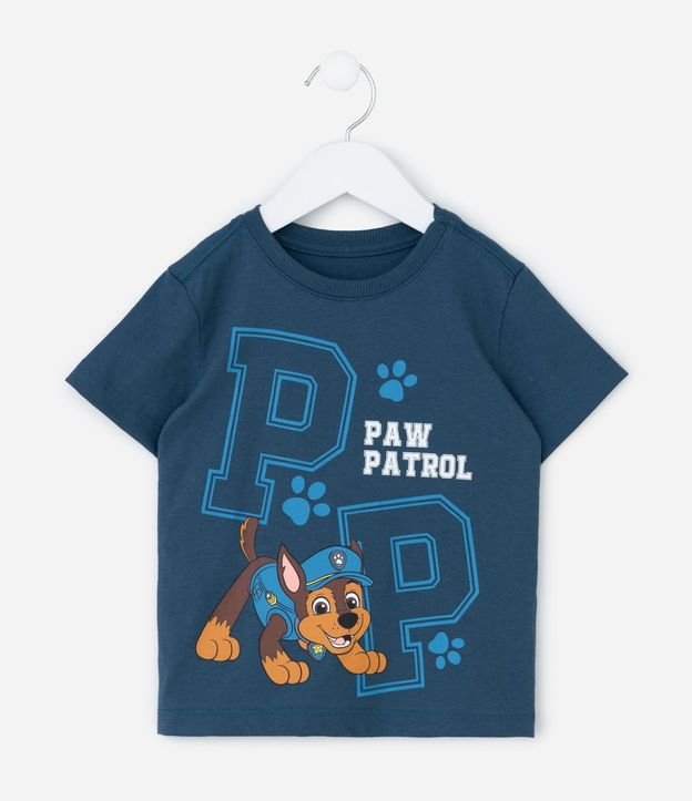 Remera Manga Corta Media Malla College Chase Paw Patrol 2