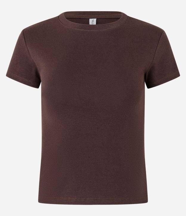 Blusa Básica Justa y Alargada en Rib 7