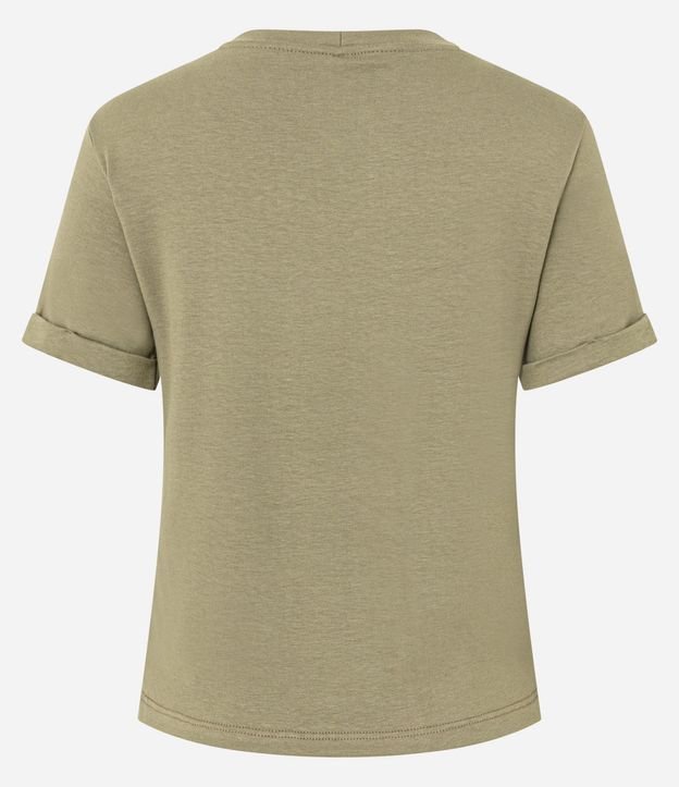 Blusa Básica en Viscosa con Manga Dobrada 6