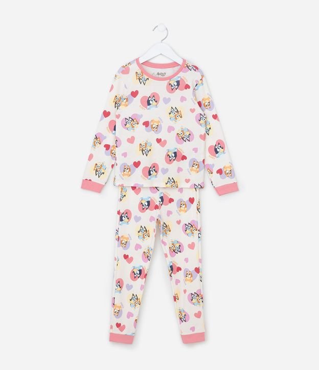 Pijama Infantil con Estampa Bluey y Bingo - Talle 3 a 8  Anos 2