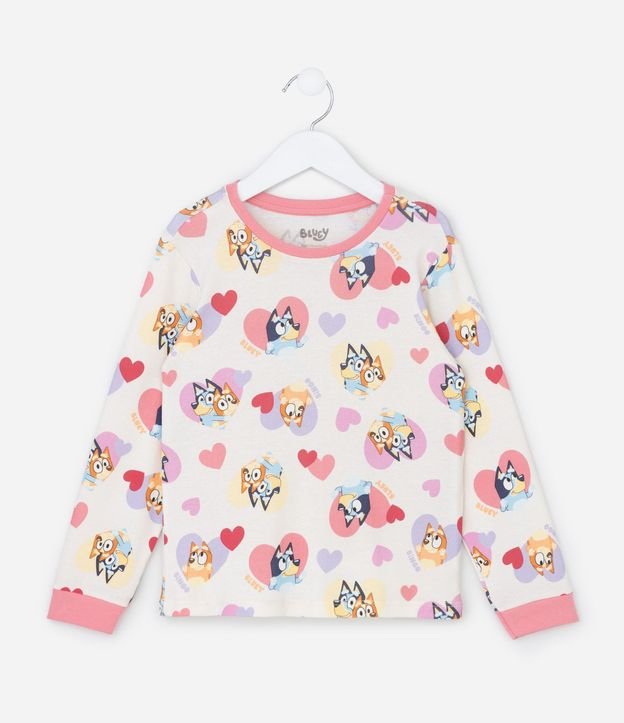 Pijama Infantil con Estampa Bluey y Bingo - Talle 3 a 8  Anos 4