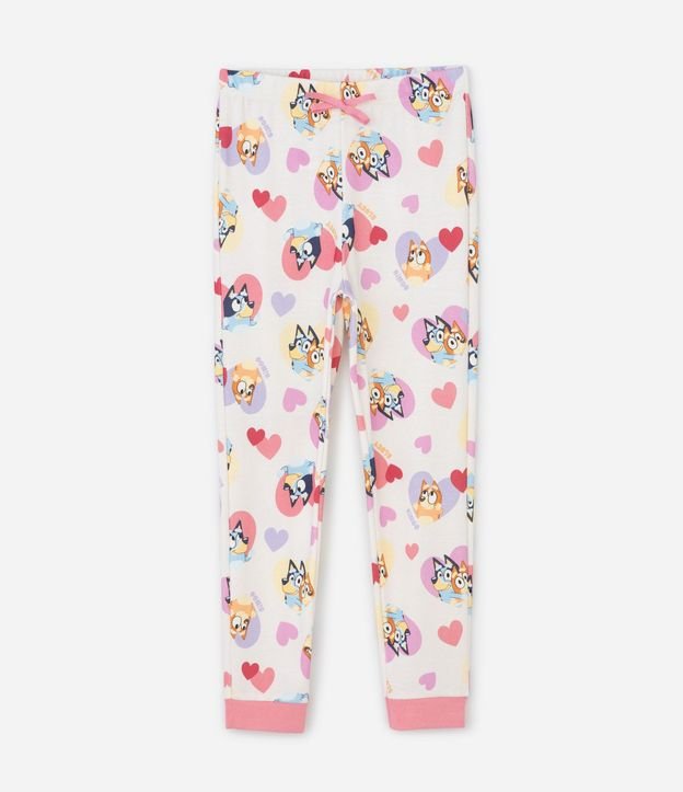Pijama Infantil con Estampa Bluey y Bingo - Talle 3 a 8  Anos 7