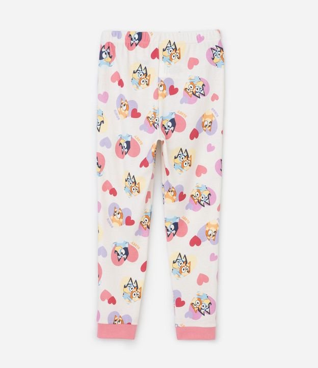 Pijama Infantil con Estampa Bluey y Bingo - Talle 3 a 8  Anos 8