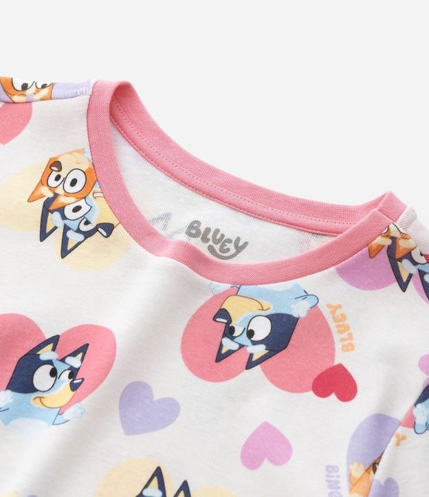 Pijama Infantil con Estampa Bluey y Bingo - Talle 3 a 8  Anos 9