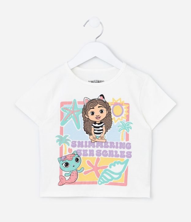 Remera Infantil Regular Estampa La Casa Mágica De Gabby  - Talle 1 a 6 años