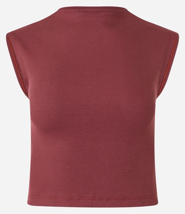 Blusa Acanalada en Rib con Cuello Alto 8