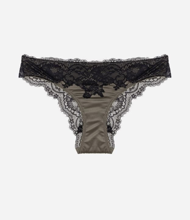 Bombacha Bikini en Microfibra con Detalle Encaje 5