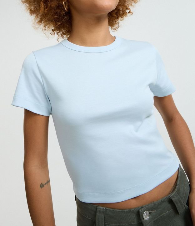 Blusa Cropped en Algodón Interlock 5