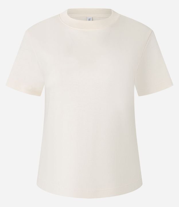 Blusa Básica en Algodón Interlock con Cuello Redondo 5