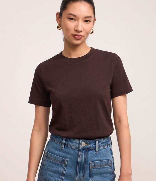 Blusa en Rib con Cuello Redondo 3