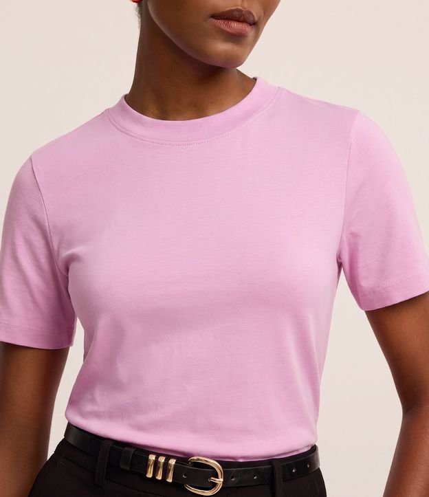 Blusa en Rib con Cuello Redondo 2