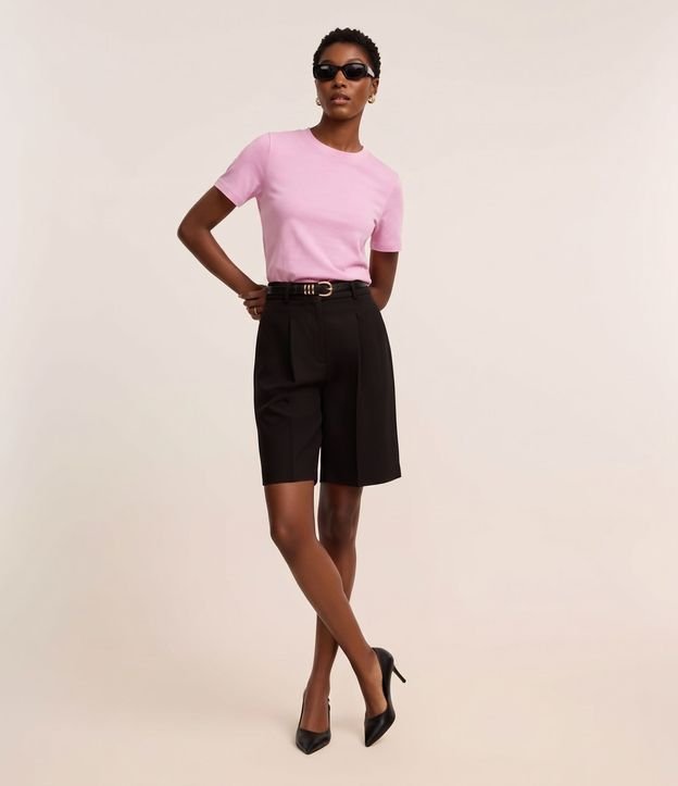 Blusa en Rib con Cuello Redondo 3
