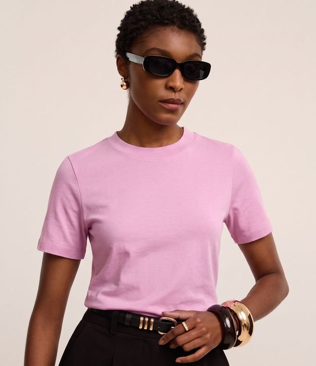 Blusa en Rib con Cuello Redondo 4
