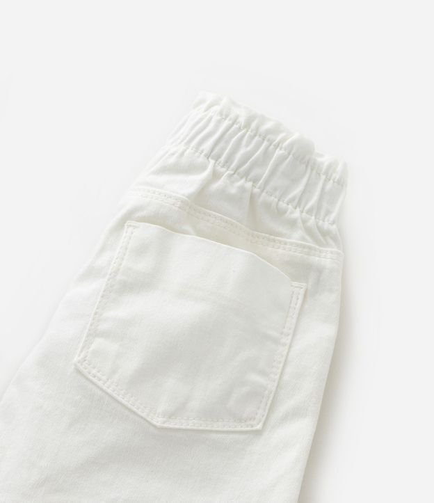 Short Infantil Clochard en Sarga con Estampa de Lazos - Talle 1 a 6 años 7