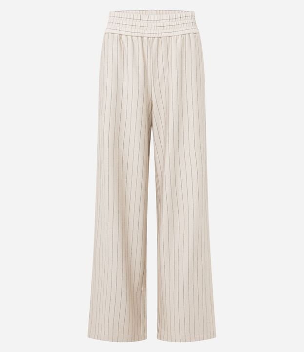 Pantalón Wide Raya de Tiza en Punto Roma 6