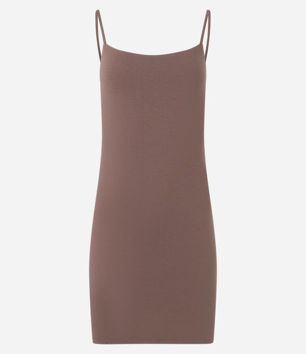 Vestido Básico en Cotton con Breteles Finos 7