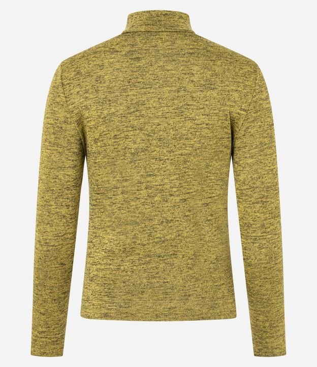Blusa Texturizada con Cuello Alto y Manga Larga 8