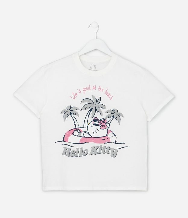 Remera Infantil Comfort con Estampa de Hello Kitty - Talle 5 a 14 años