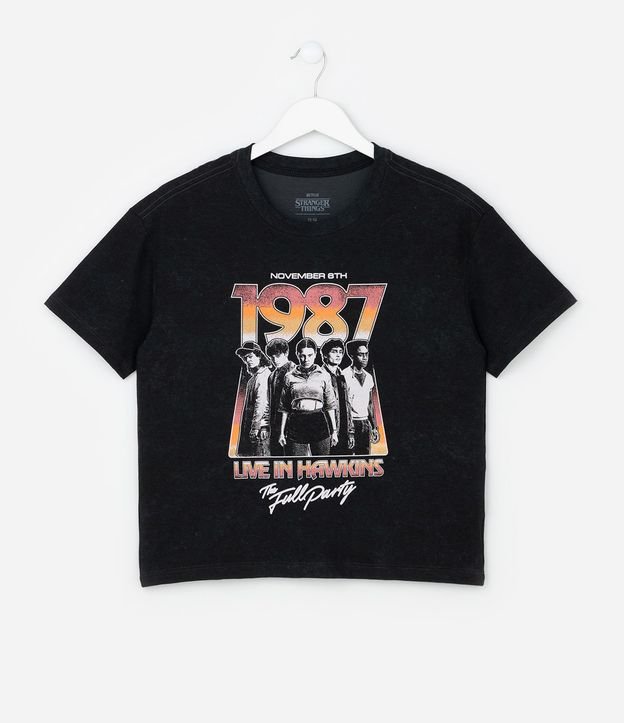 Remera Infantil Relaxed con Estampa Stranger Things - Talle 7 a 14 años 2