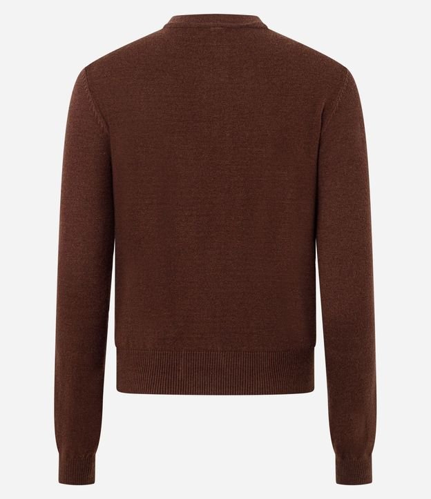 Cardigan en Viscosa en Efecto Punto con Botones 6