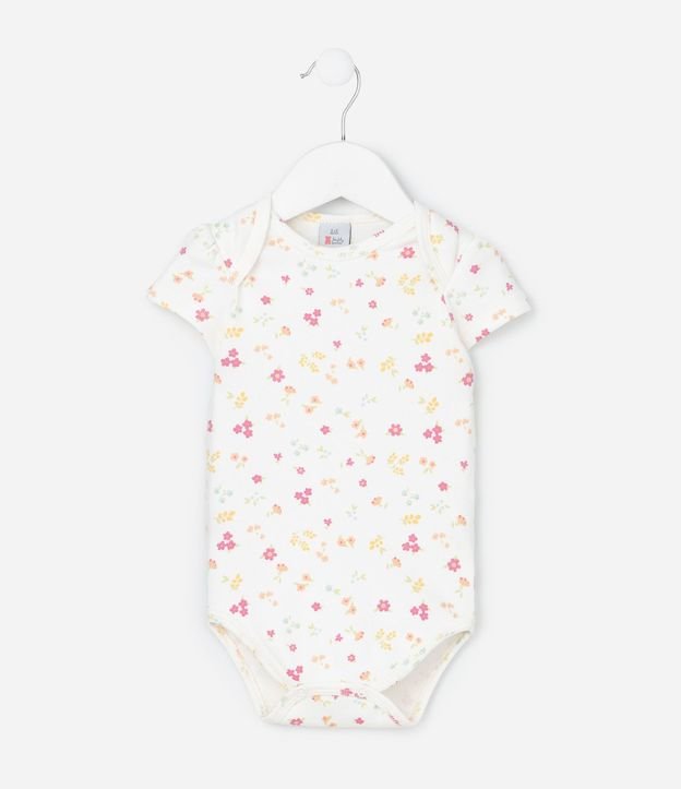 Body Infantil con Estampa Floral Liberty - Talle 0 a 18 Meses 3