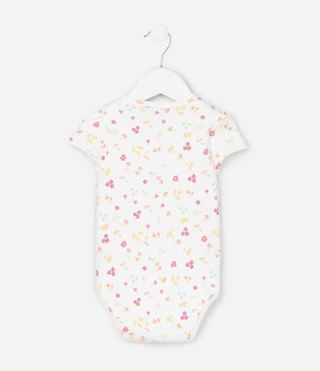 Body Infantil con Estampa Floral Liberty - Talle 0 a 18 Meses 4