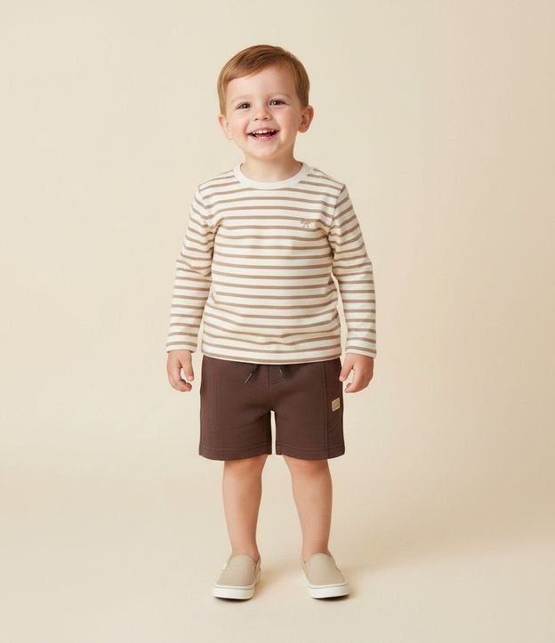 Remera Infantil Comfort Rayada – Talle 1 a 5/6 años