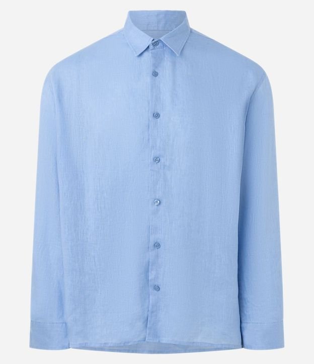 Camisa Relaxed en Cambraia de Lino Puro 4