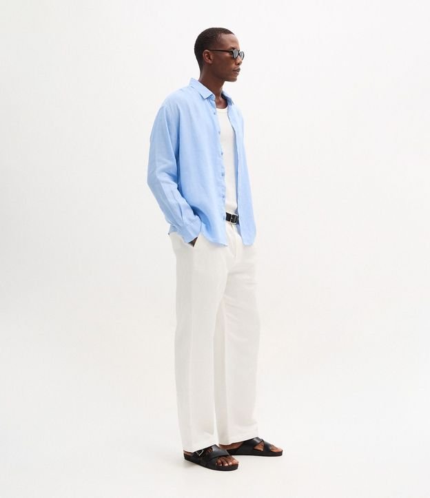 Camisa Relaxed en Cambraia de Lino Puro 2