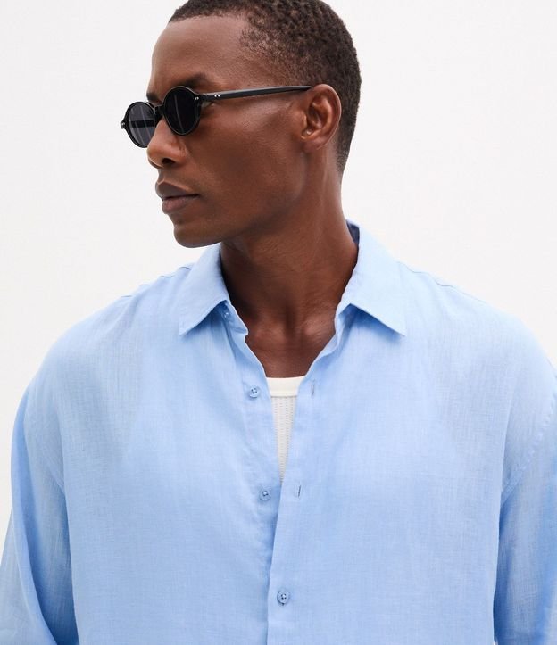 Camisa Relaxed en Cambraia de Lino Puro 3
