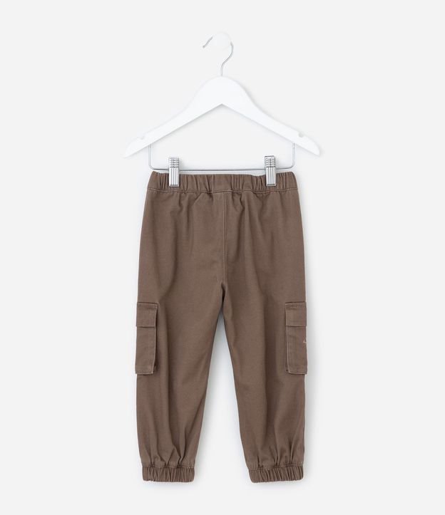 Pantalón Infantil Jogger en Sarga con Bolsillos Cargo – Talle 1 a 5/6 años 2