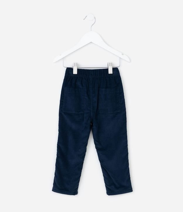 Pantalón Infantil en Terciopelo con Cintura Elástica – Talle 1 a 5 años 2