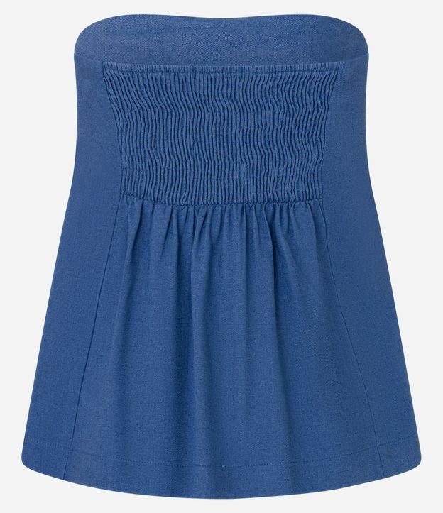 Blusa Corsetada Sastrería con Bajo V y Lastex 9