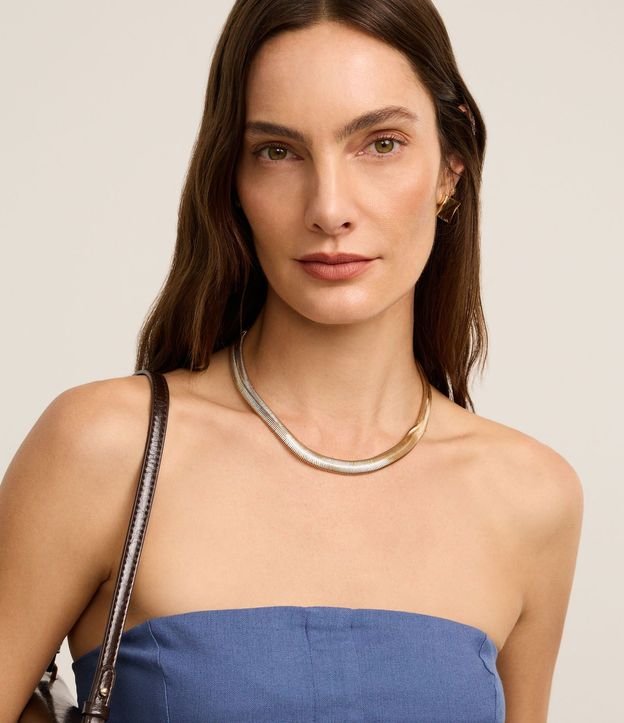 Blusa Corsetada Sastrería con Bajo V y Lastex 5
