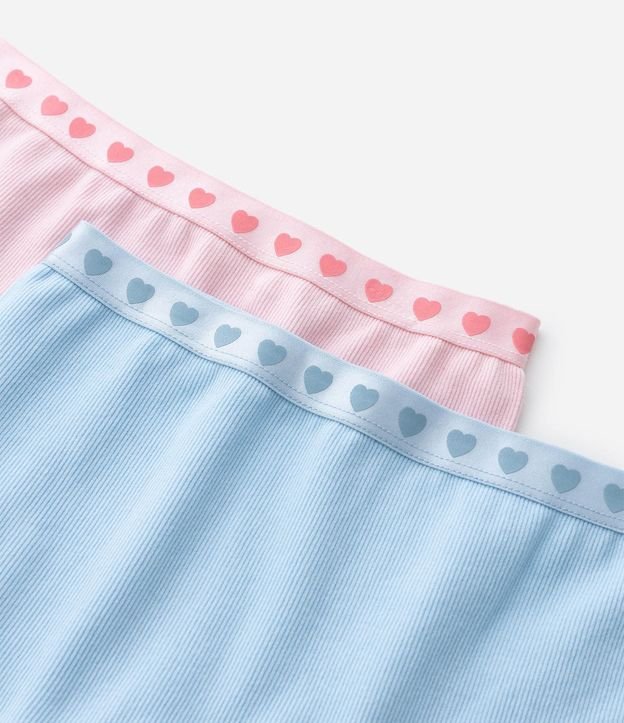 Kit 02 Bombachas Boxer Infantiles Seamless con Cintura Elástica - Talle 2 al 14 4