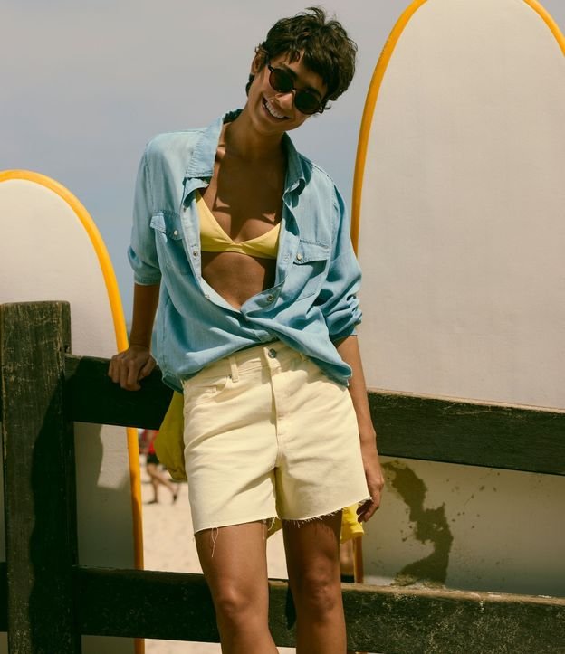 Camisa Regular Básica en Liocel