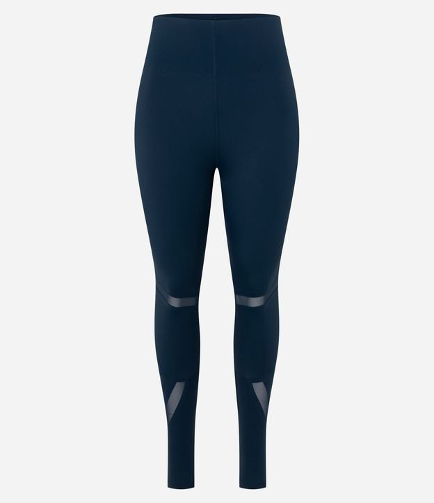 Pantalón Legging Deportiva en Microfibra con Recortes en Tela 5