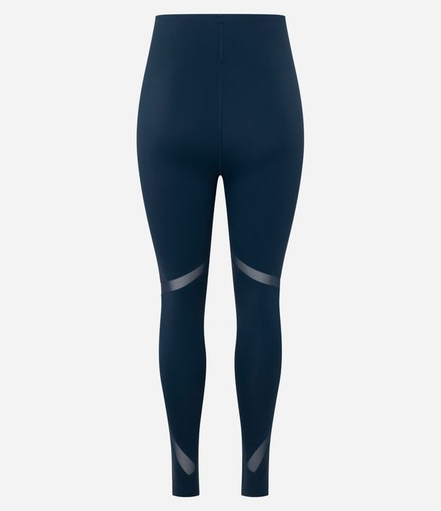 Pantalón Legging Deportiva en Microfibra con Recortes en Tela 6