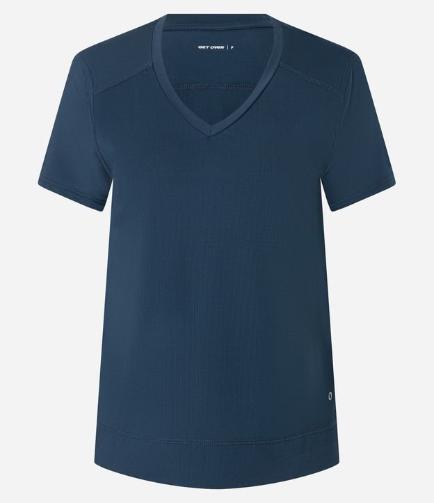 Remera Deportiva en Microfibra Agujerada con Ruedo Mullet 6